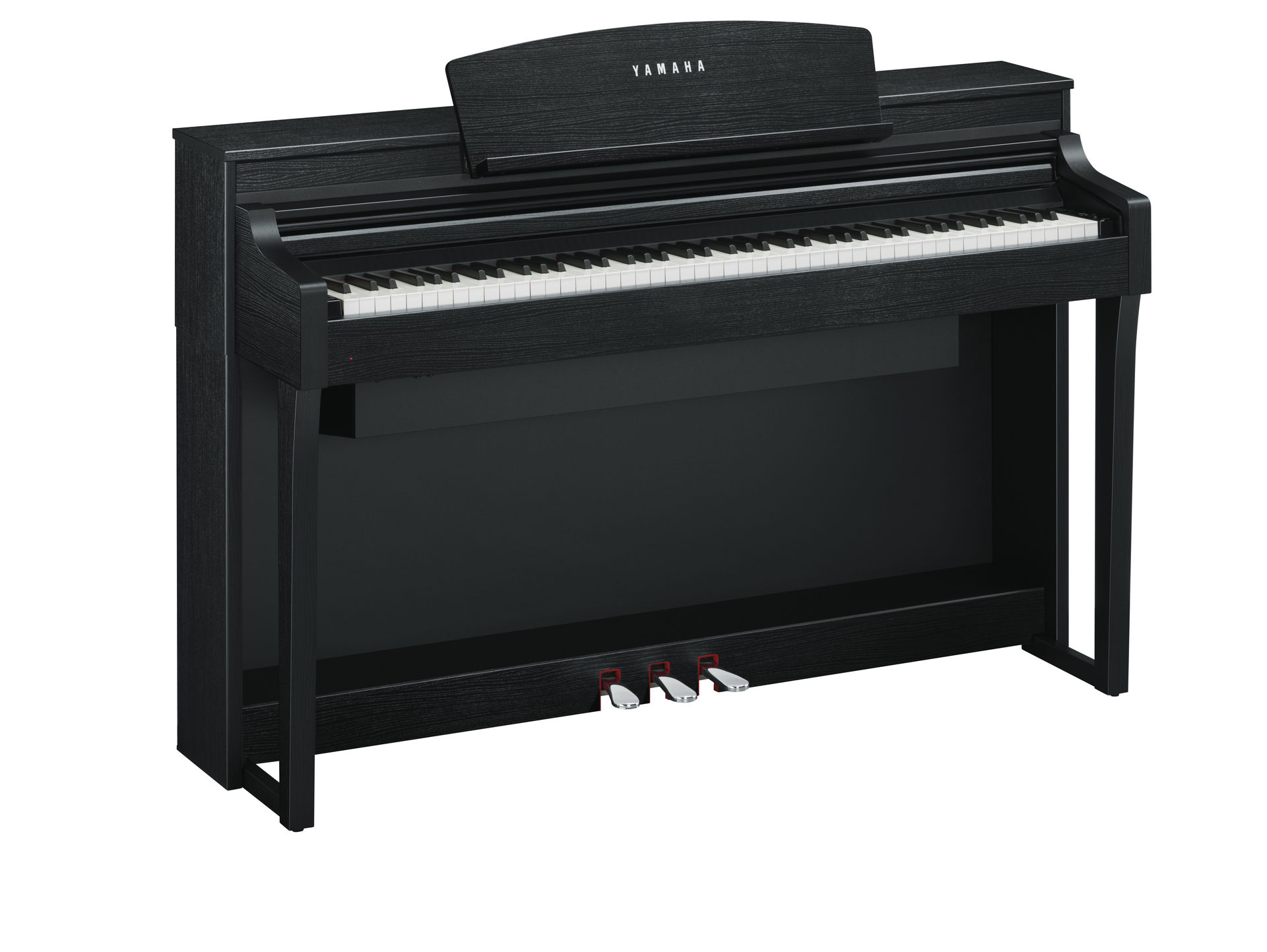 Yamaha Klavier Piano C-113 TPE Schwarz Inkl. Hocker final