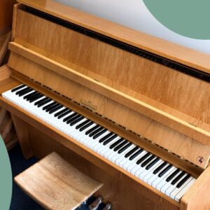 Schimmel gebrauchtes Klavier Eiche