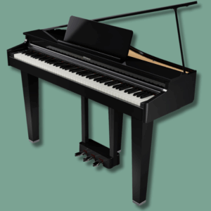 Roland GP‑3 Kompakter Digitalflügel Hochglanz Schwarz
